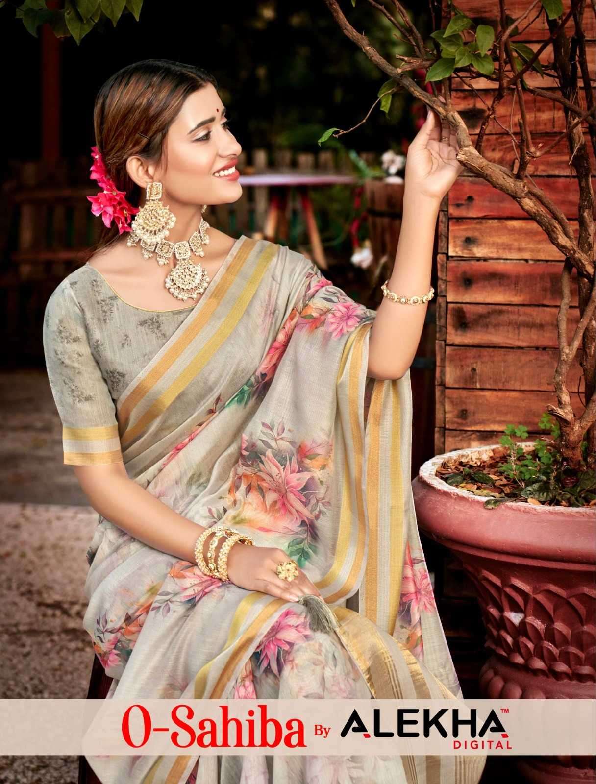 alekha o sahiba vol 1 series 25581-25586 fancy saree