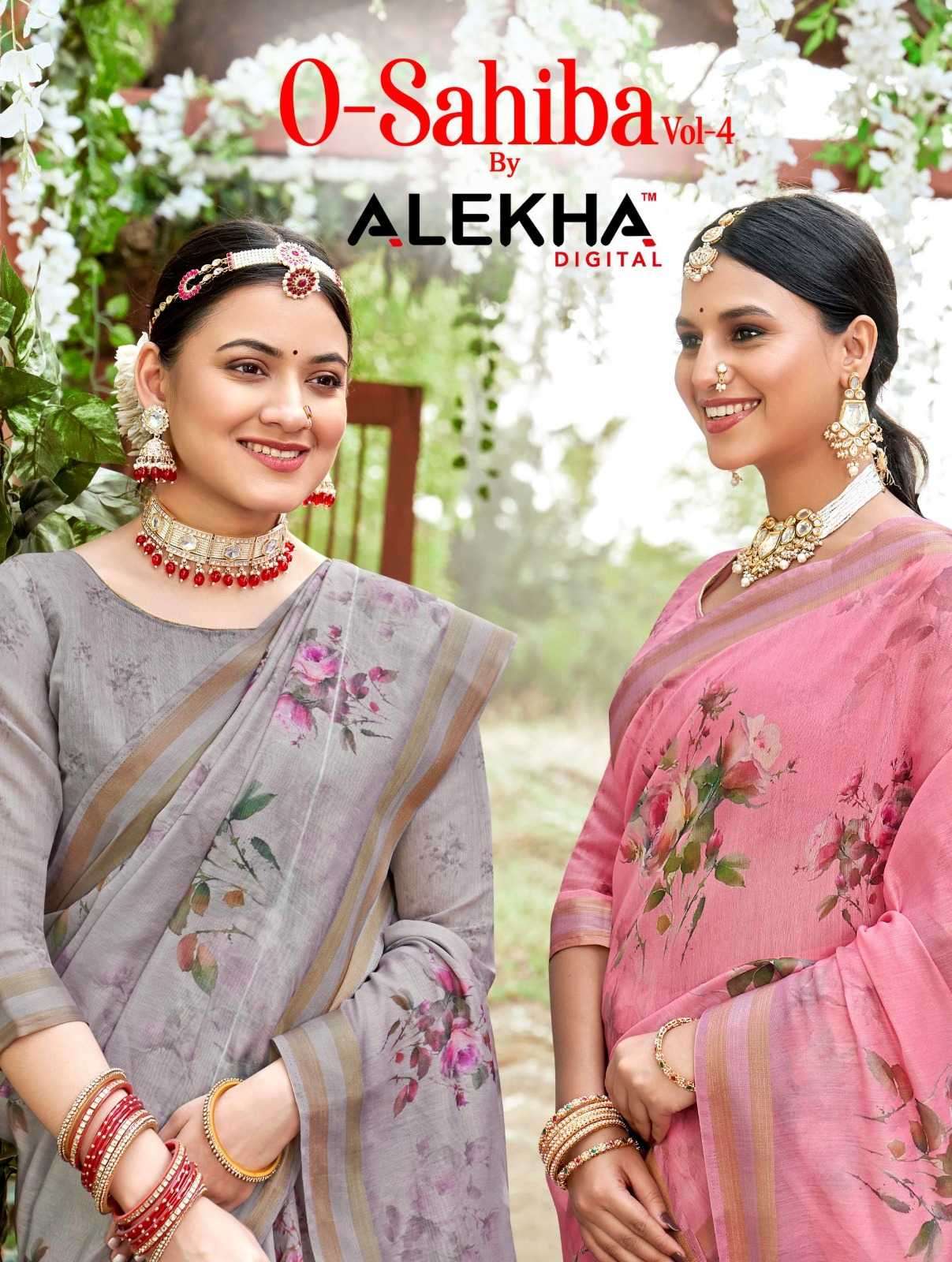 alekha o sahiba vol 4 series 25451-25456 fancy saree