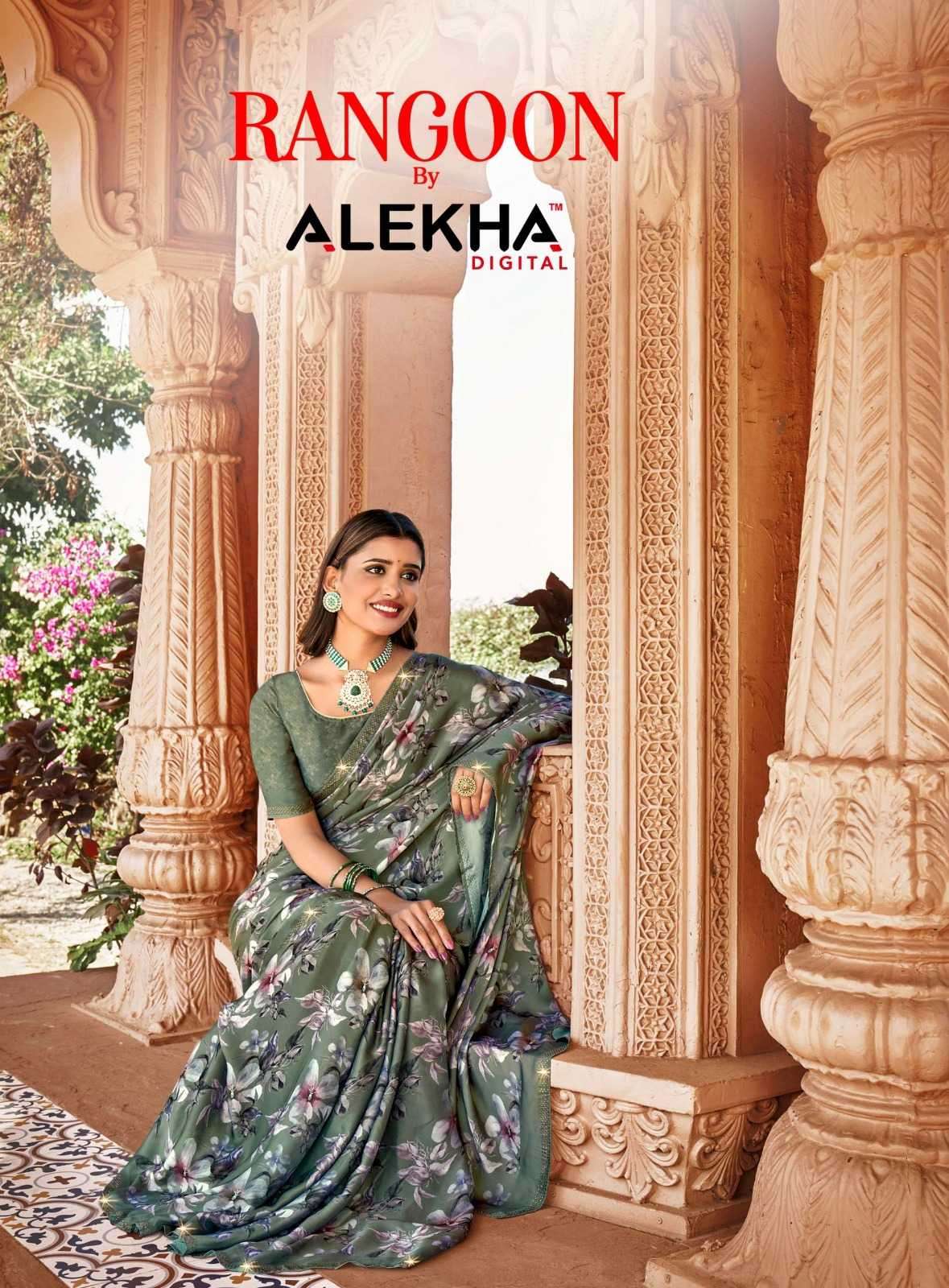 alekha rangoon vol 1 series 26901-26906 fancy saree