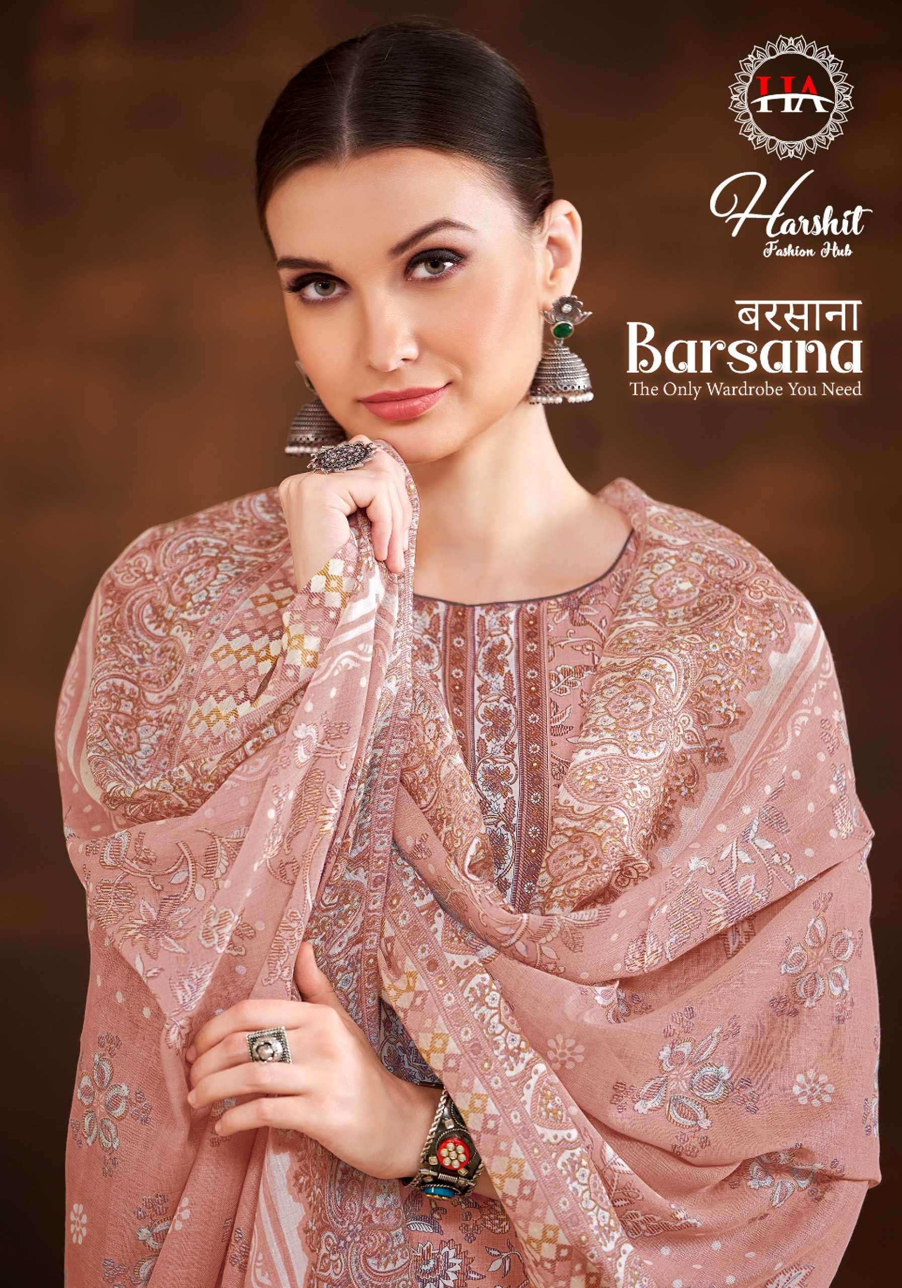 alok suit barsana Pure Cotton suit With Swarovski Diamond