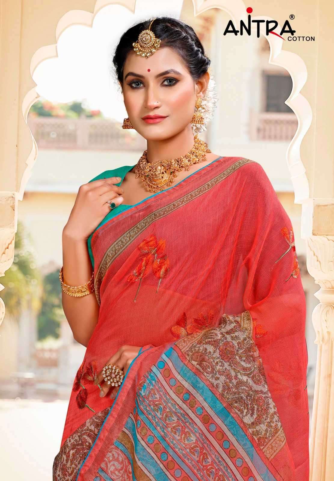 antra gadhwal cotton nx vol 1 series 26791-26802 cotton saree