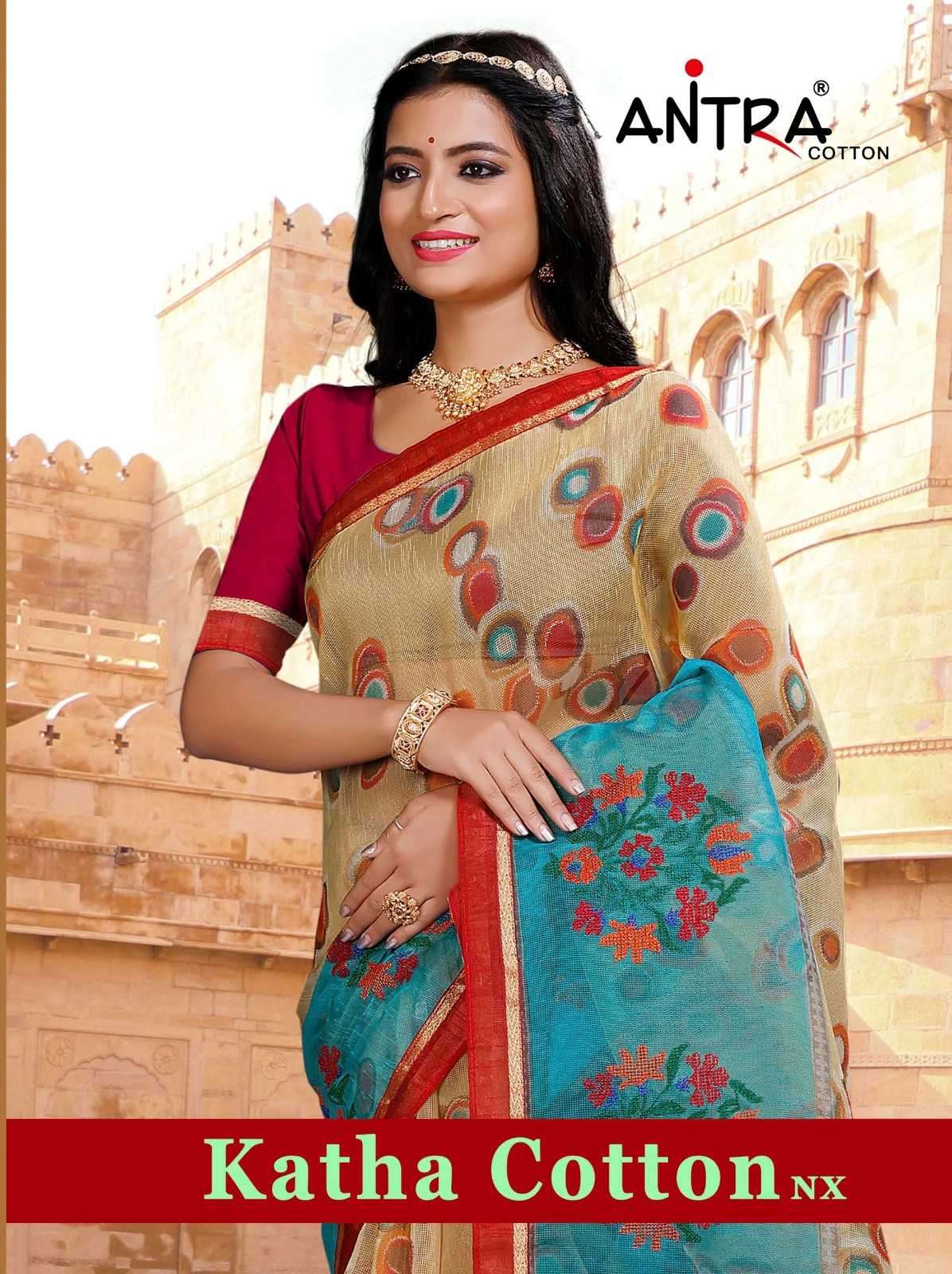 antra katha cotton vol 1 series 26851-26862 cotton saree