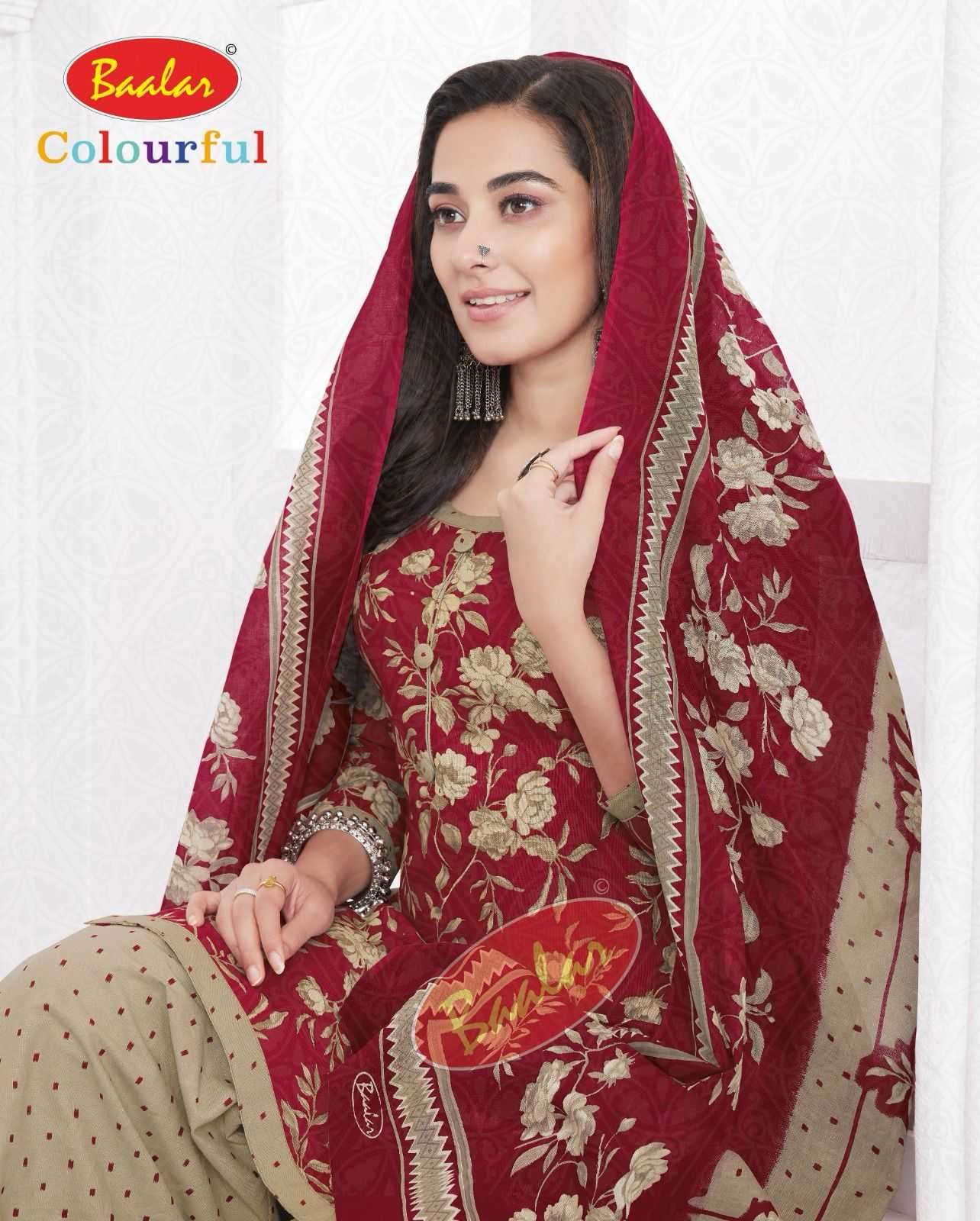 baalar colourful vol 20 series 2007-2056 Pure Cotton suit