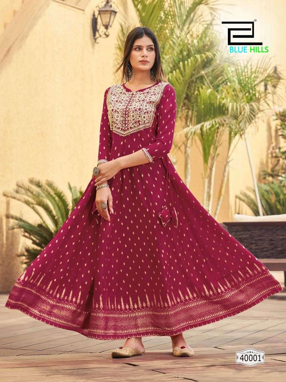blue hills walkway vol 40 nx series 4001-4004 Rayon 14 KG gown