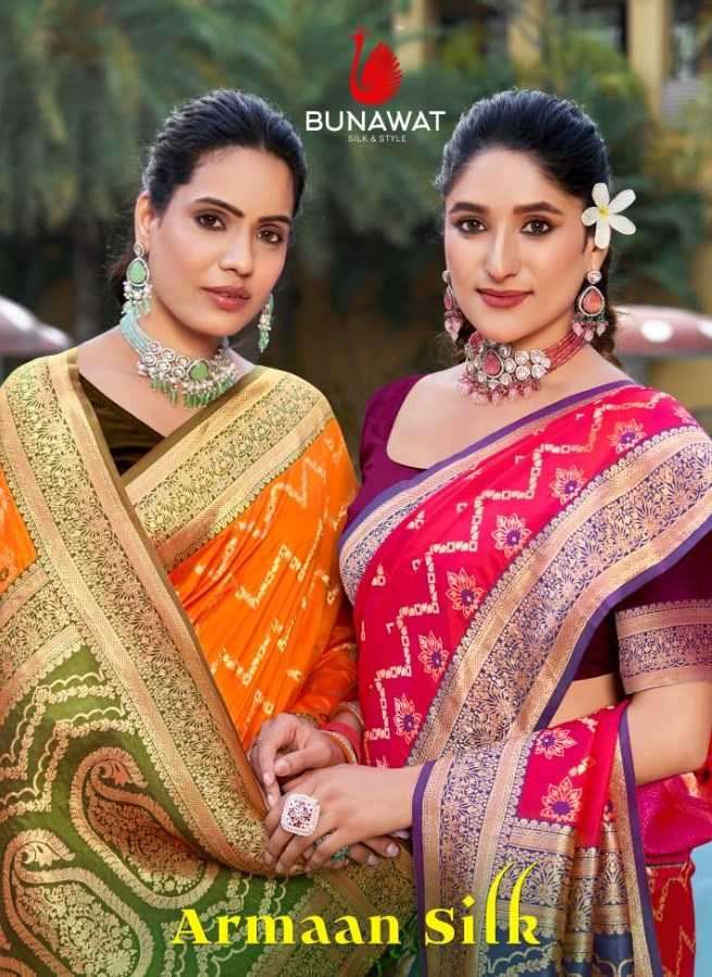 bunawat armaan silk series 1001-1006 Banarasi Silk saree