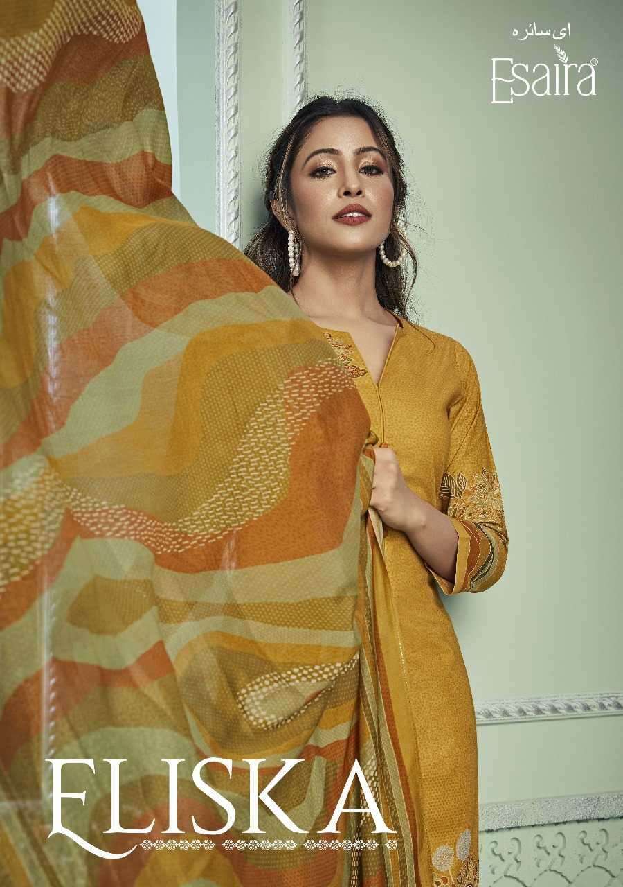 esta esaira eliska series 101-108 cotton cambric suit 