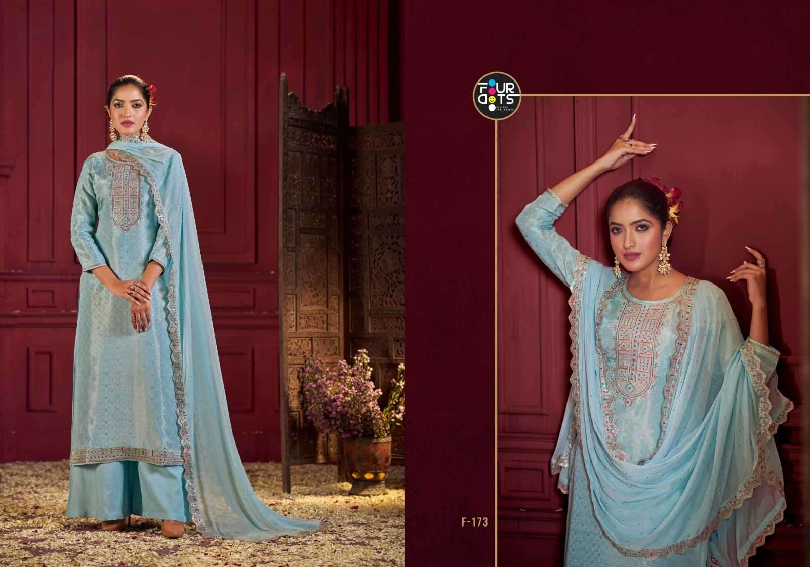 fourdots rahi series 171-174 Pure Organza suit