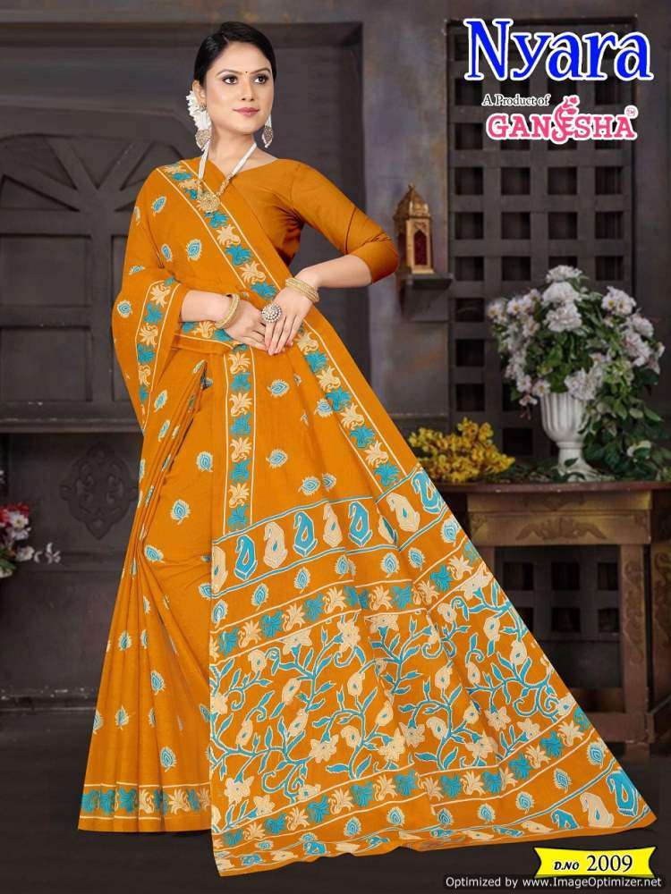 Ganesha Nayra Vol-2 series 2007-2016 cotton saree
