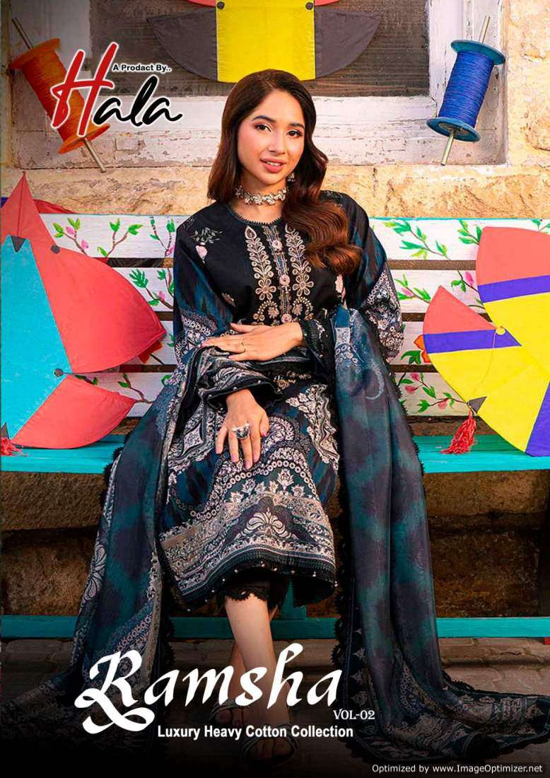 Hala Ramsha Vol-2 series 2001-2006 Pure Cotton suit
