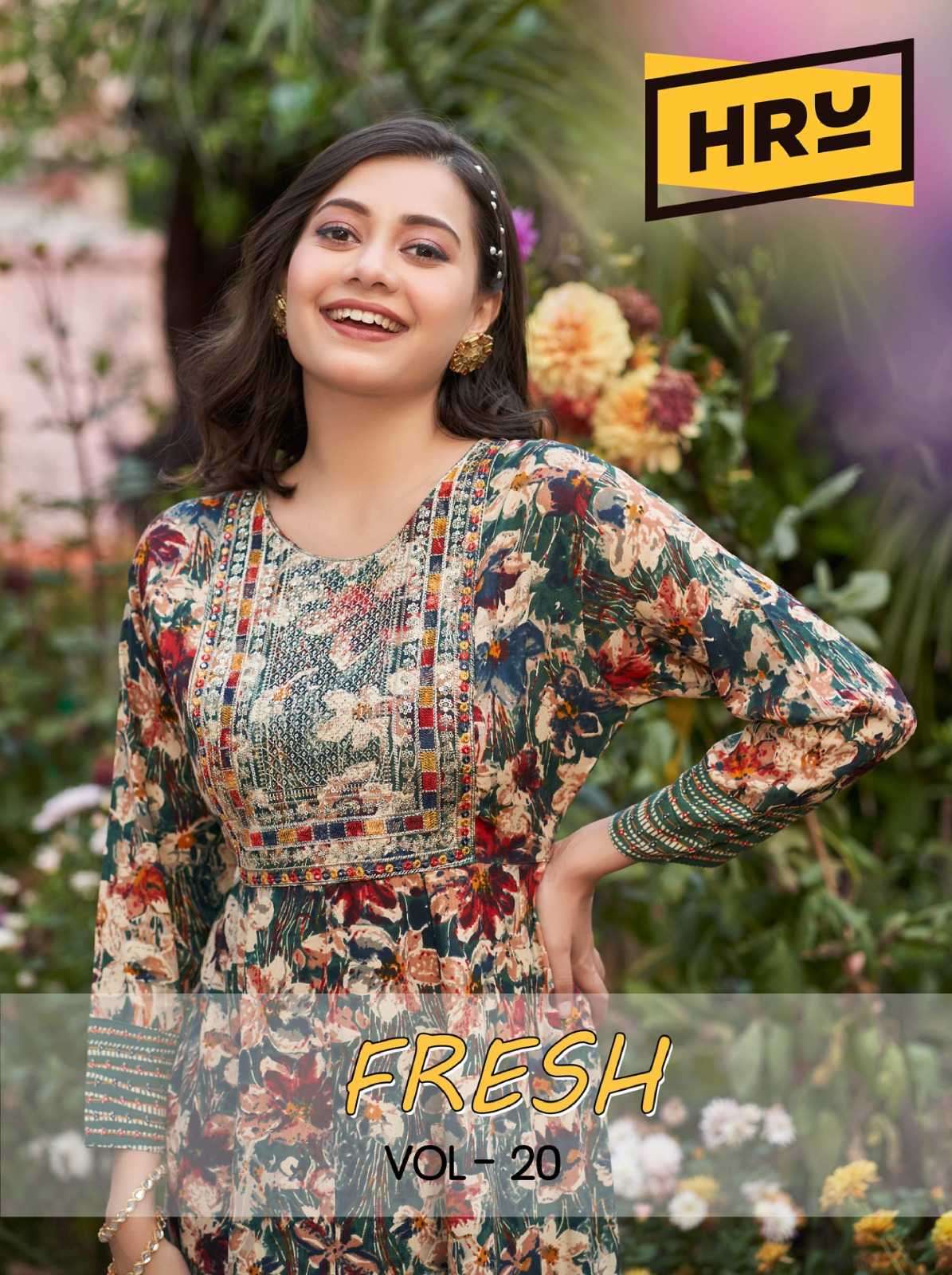 hru fresh vol 20 series 5906-5917 viscose rayon kurti 