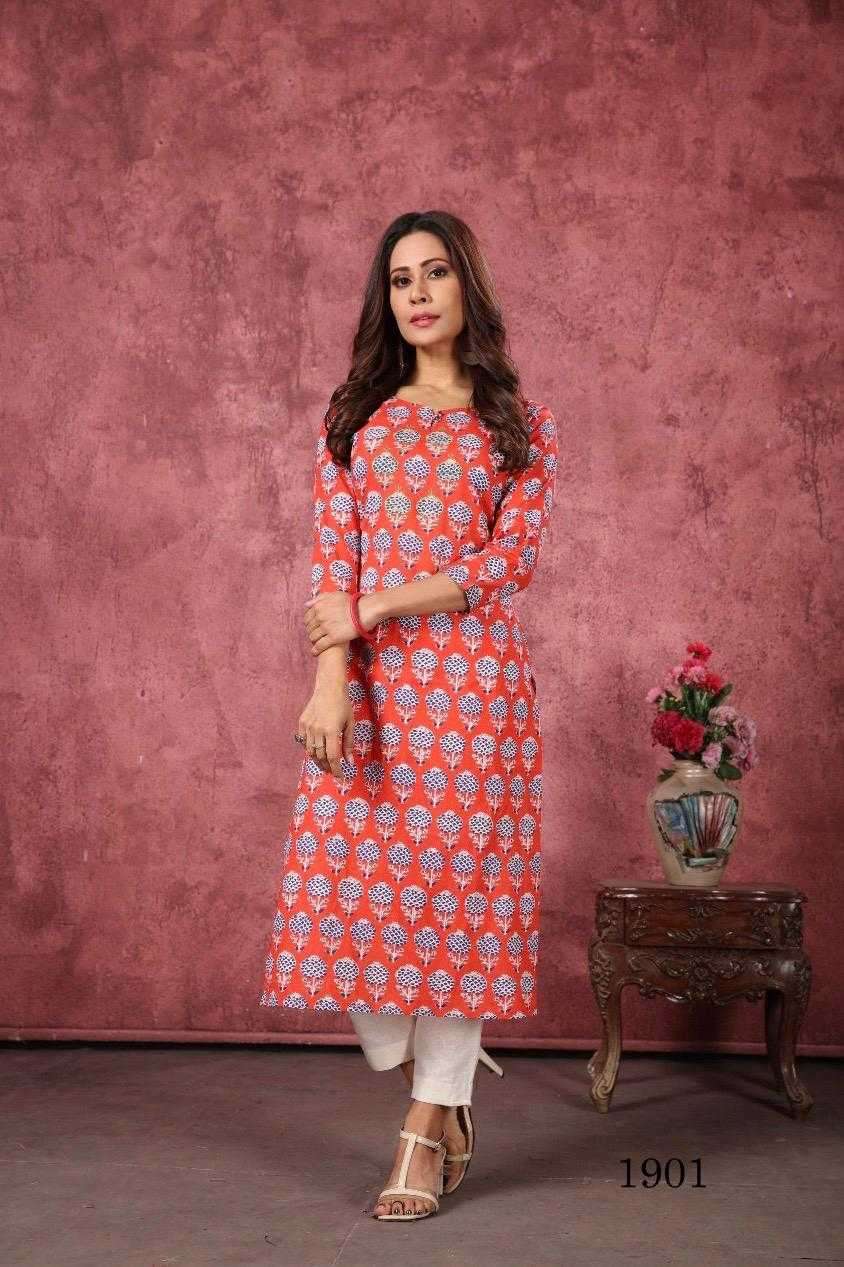 indira apparel 1901 casual cotton kurti 