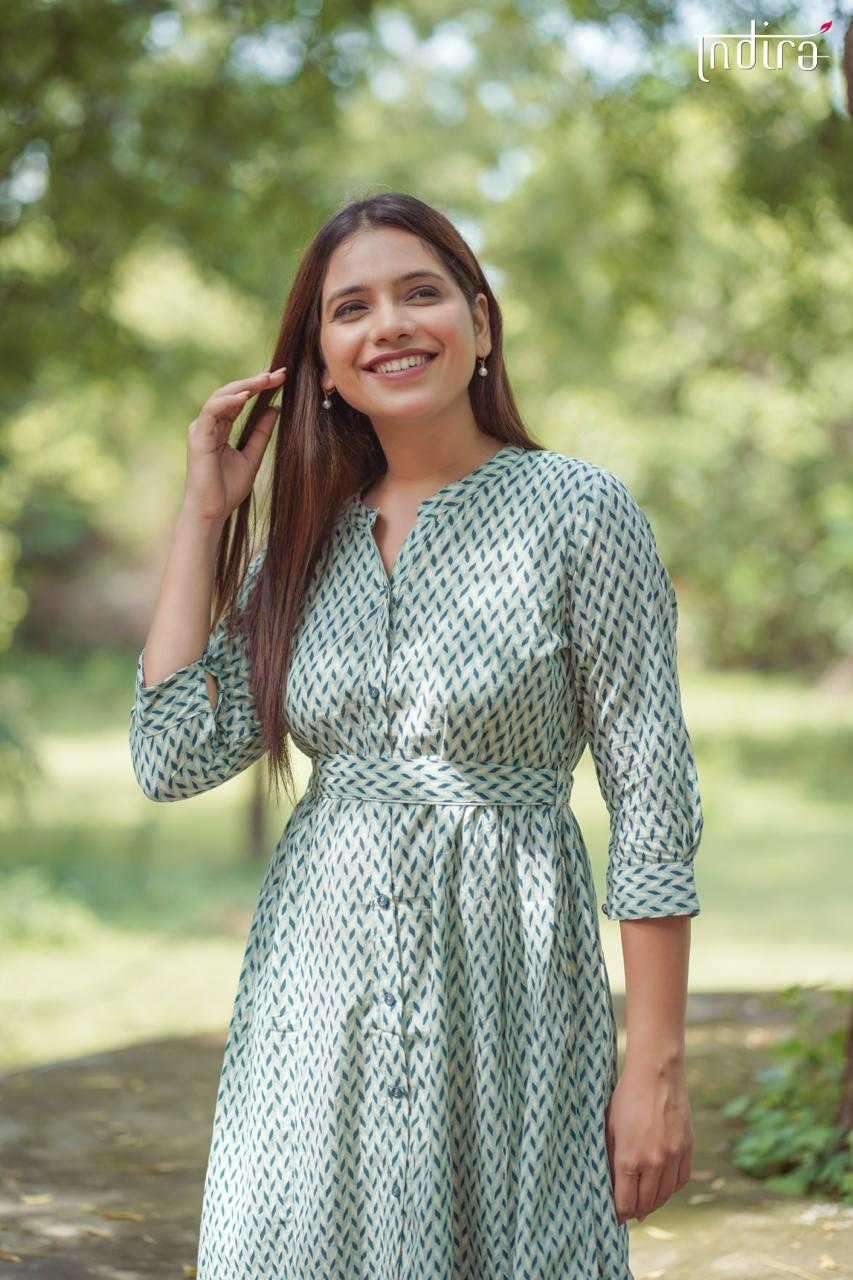indira apparel 1903 readymade frock style long top combo set