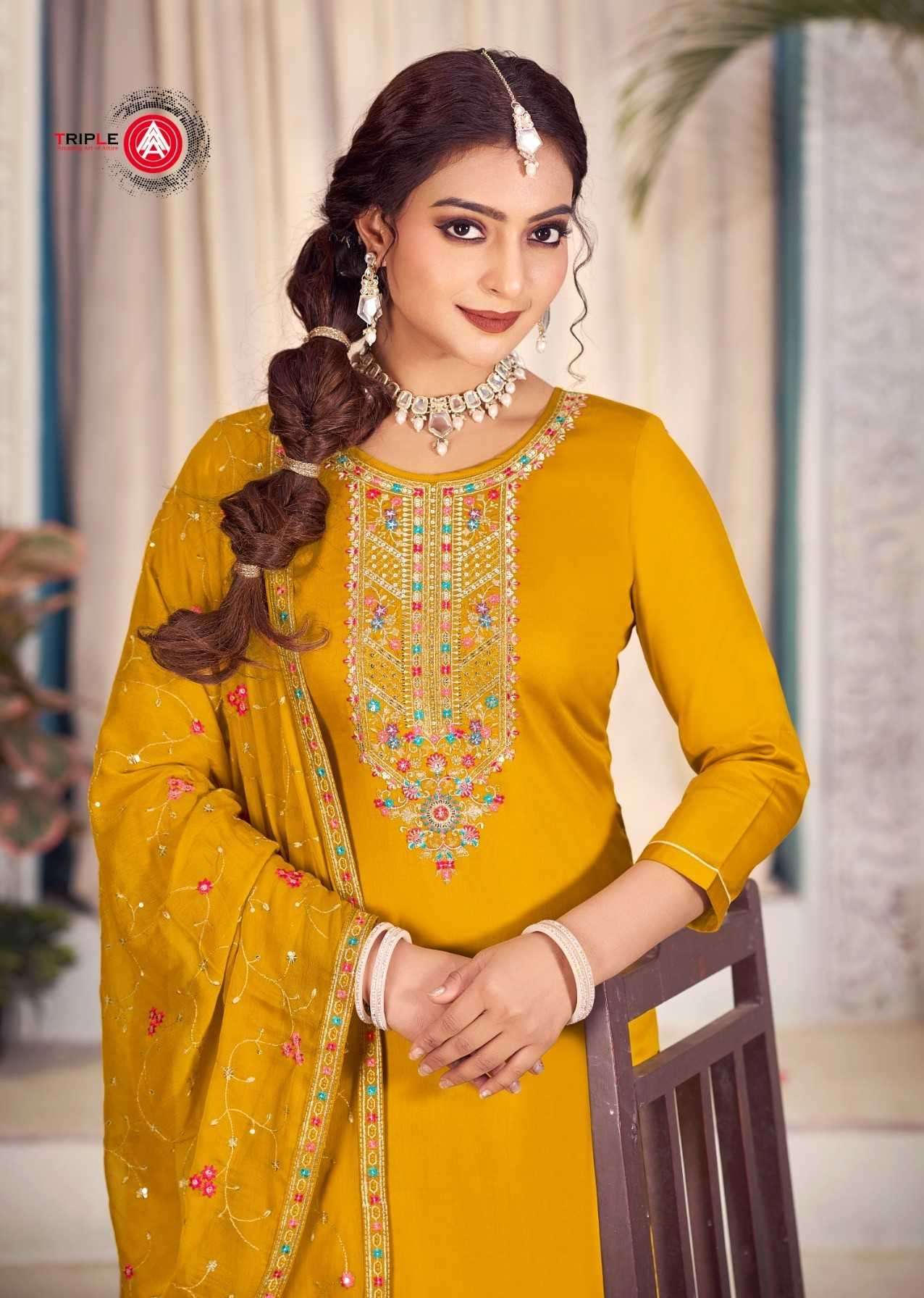 kalarang keerat edition 6 series 11631-11636 Jam Silk Cotton suit