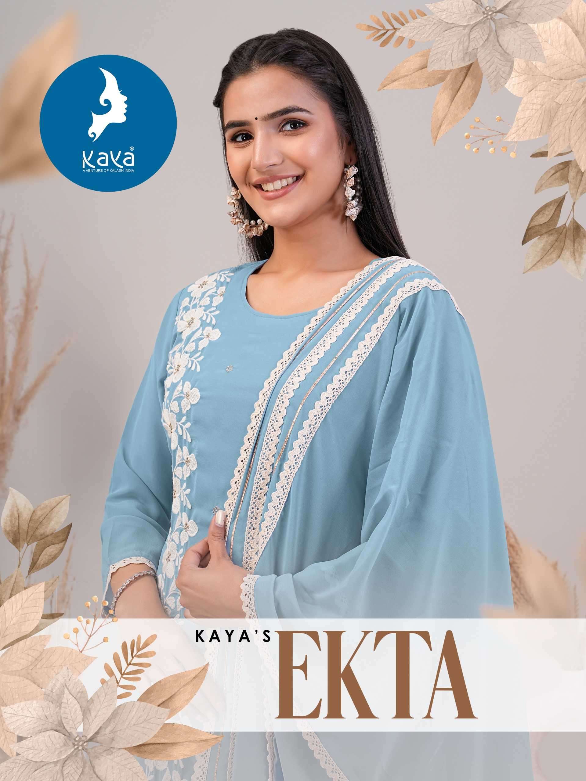 kaya ekta series 01-06 gerogette readymade suit 