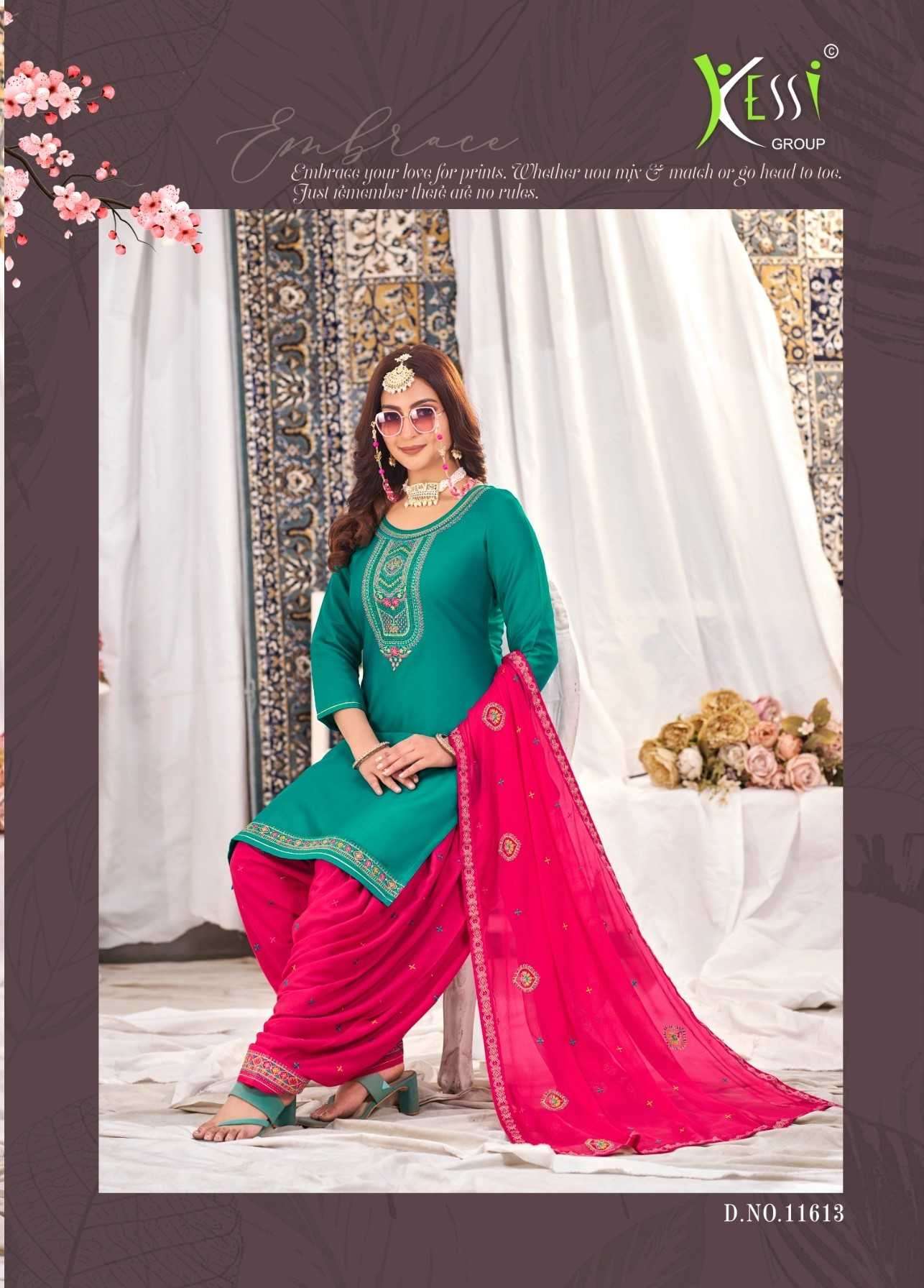 kessi patiyala house vol 97 series 11611-11616 Jam Silk Cotton suit