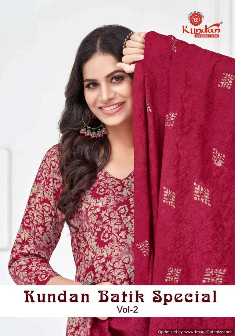 Kundan Batic Special Vol-2 series 2021-2032 Pure Cotton suit