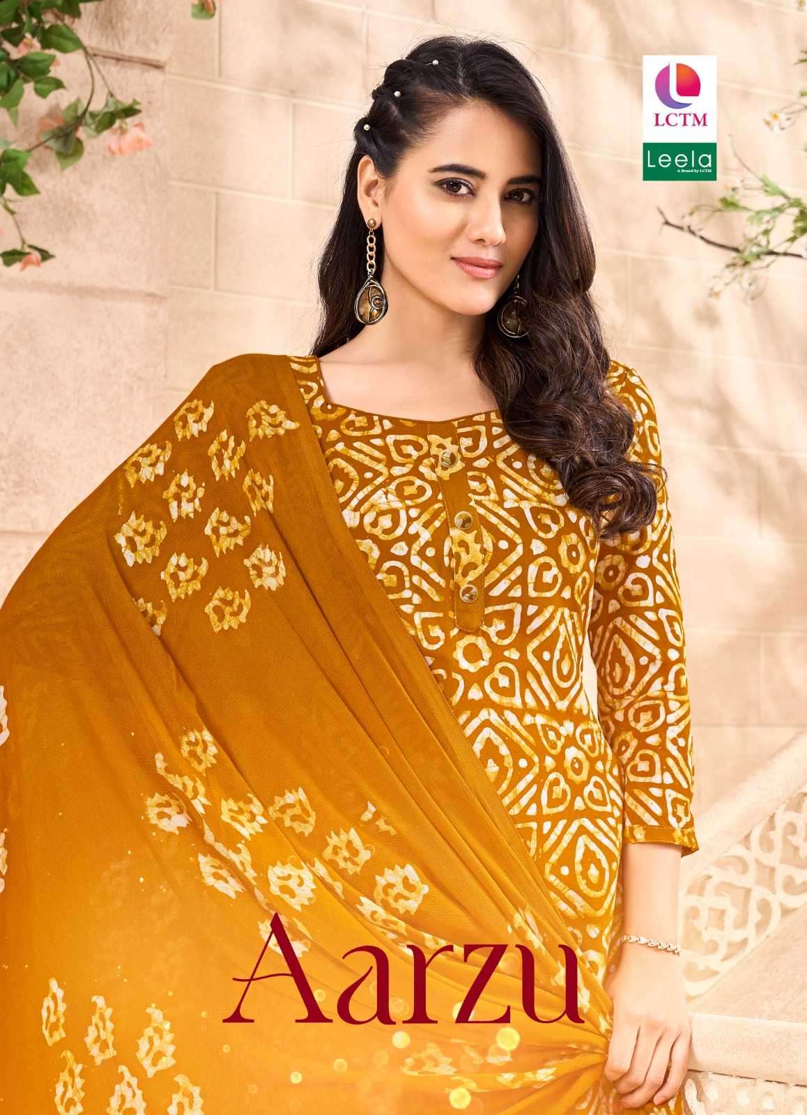 leela aarzu series 1001-1008 cotton suit 