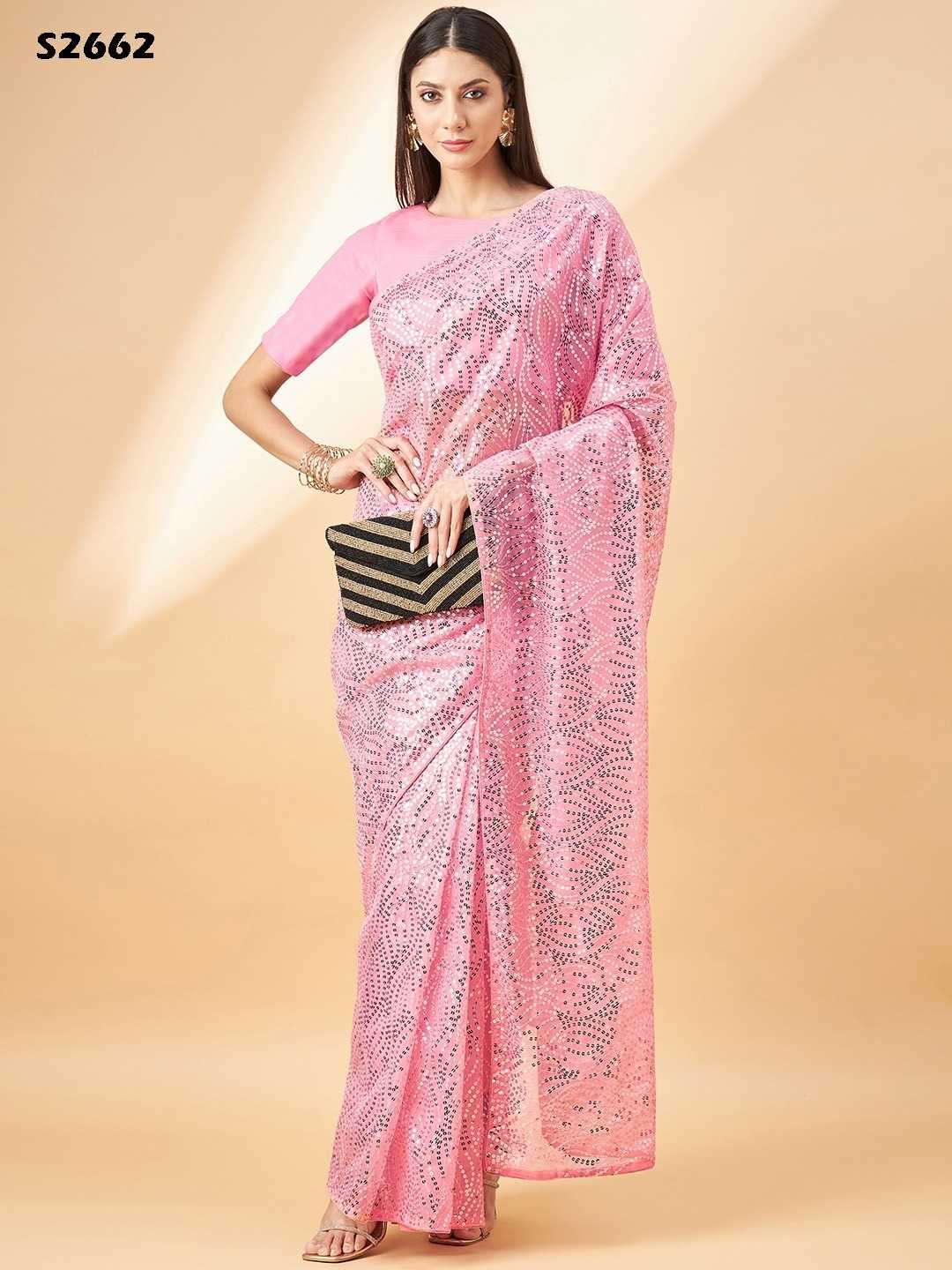 mahotsav roozal vol 6 series 2663-2667 georgette saree