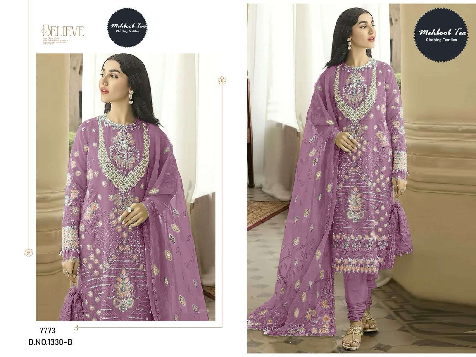MEHBOOB TEX 1330 DESIGNER GEORGETTE SUIT