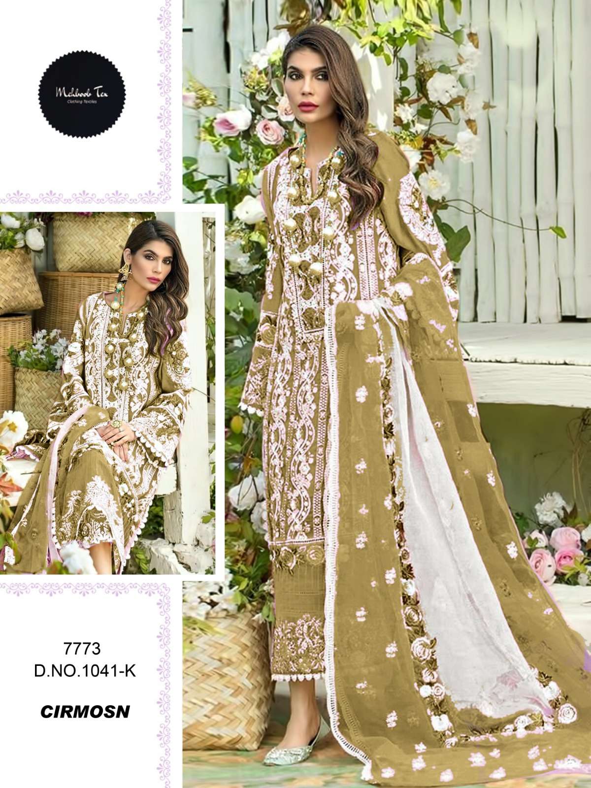 mehboob tex Crimson Summer Collection 1041 cambric cotton suit