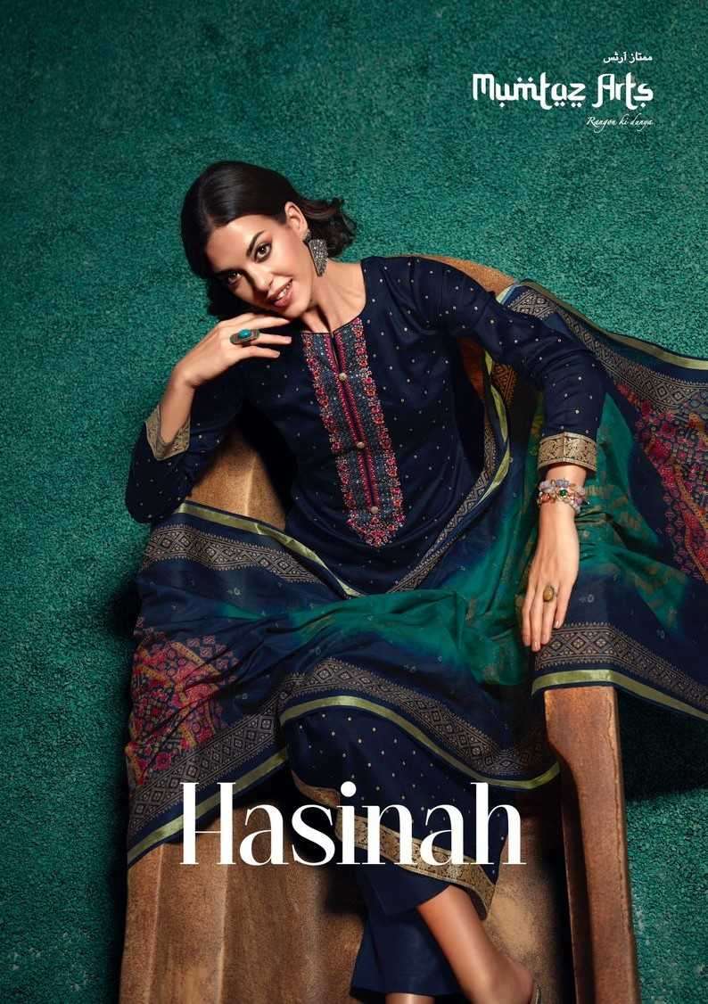 mumtaz arts hasinah series 34001-34008 Pure Viscose jam satin suit 