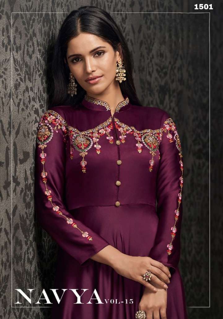 Navya Vol-15 designer Glowing Joregert gown