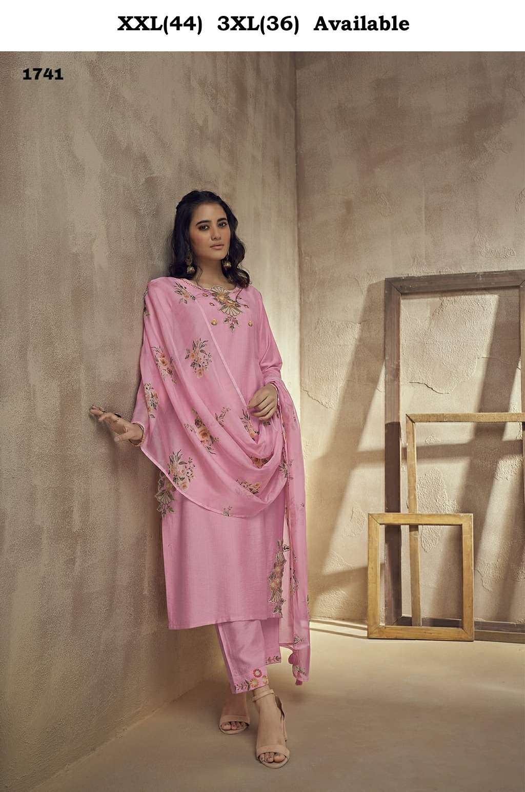 OCCASIONS 5 designer PURE VISCOSE KURTA & PANTS with dupatta 