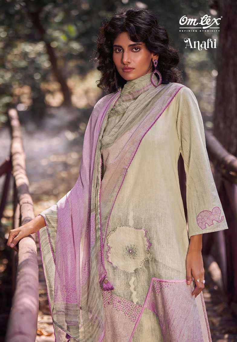 omtex anahi series 3961 lawn cotton digital print suit 