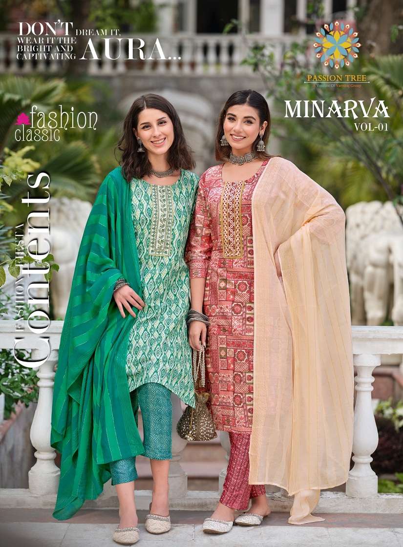 Passion Tree Minarva Vol-1 series 1001-1008 Capsule Rayon readymade sui 
