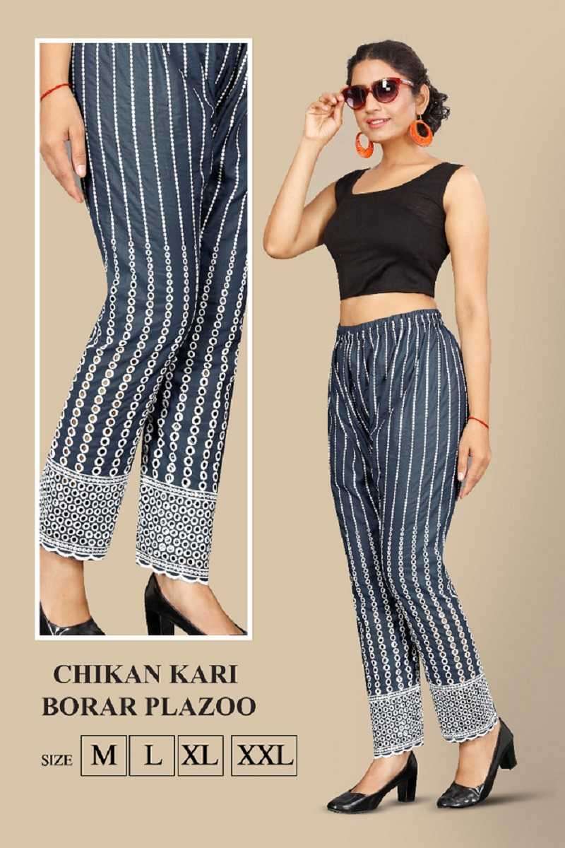pr chikankari lakhnavi vol 2 Cotton readymade borar plazo