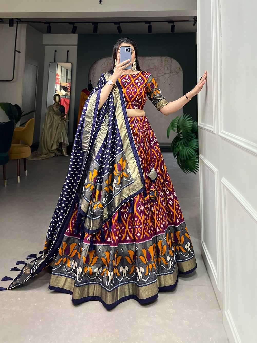 pr lnb1615 occasion wear stitch lehenga with unstitch blouse dupatta 