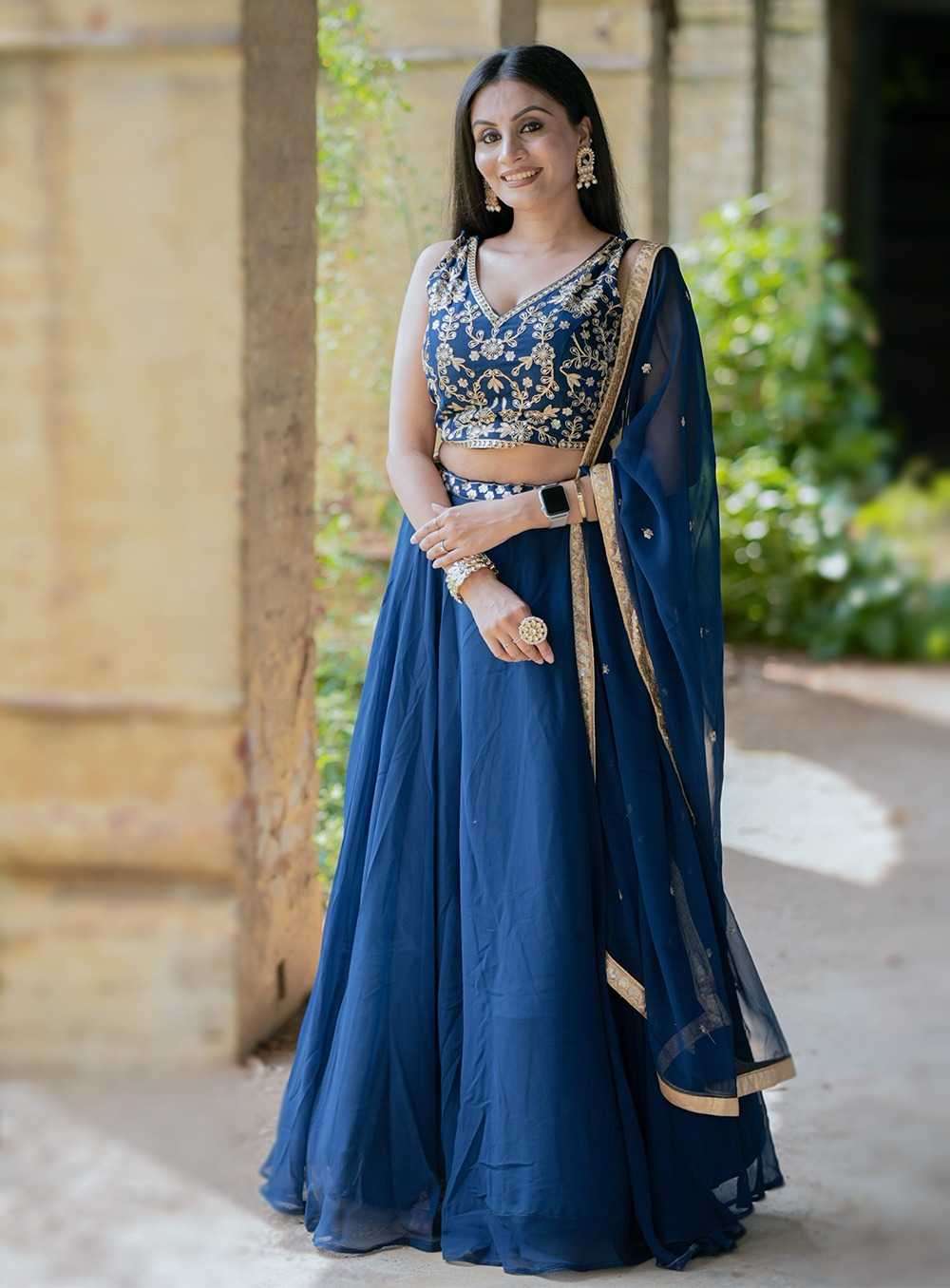 pr lnb1731nbl wedding wear stitch lehenga with unstitch blouse dupatta single design