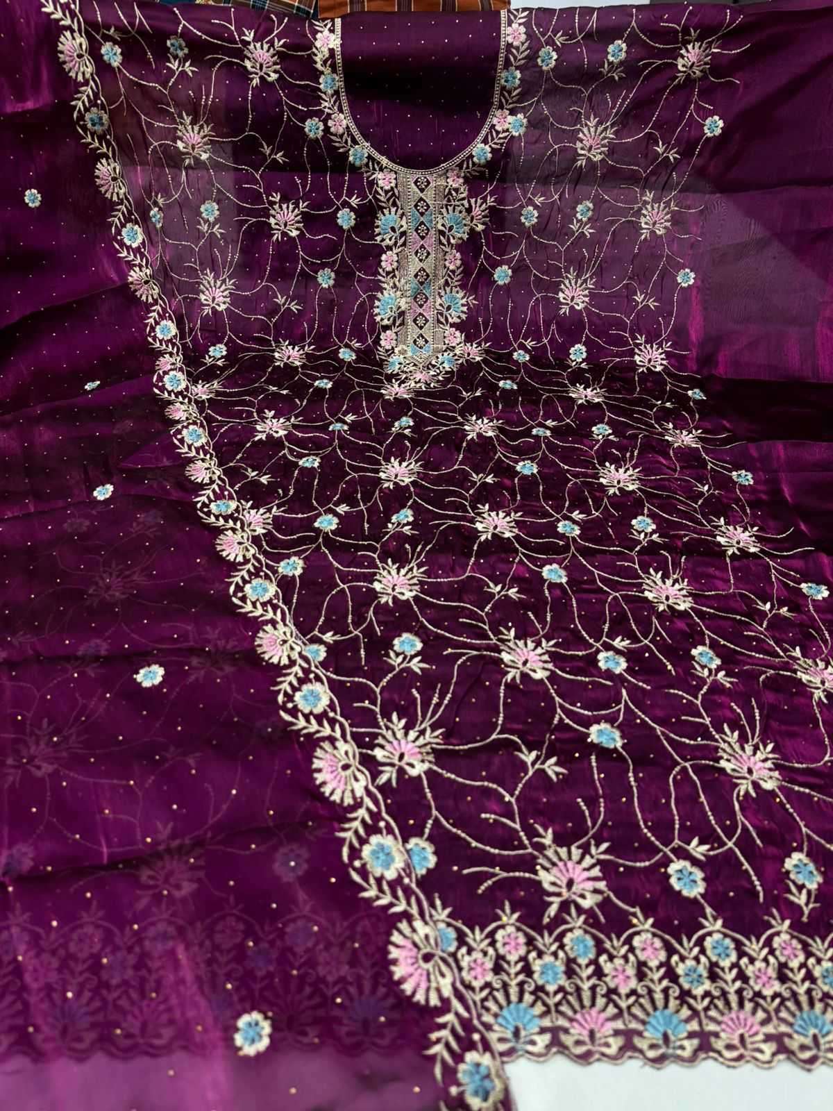 pr rutvi Pure jimmy chu pakistani designer unstitch salwar kameez