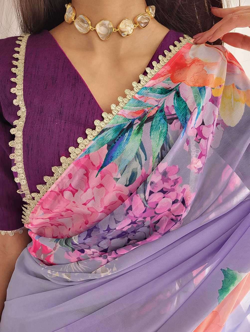 pr ynf7002 beautiful printed georgette sarees