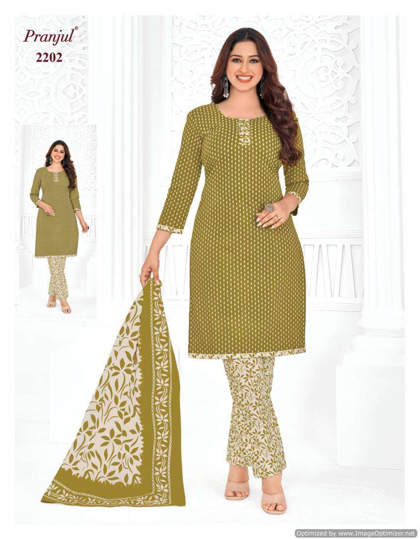 Pranjul Priyanka-Vol-22 series 2201-2236  Pure Cotton suit
