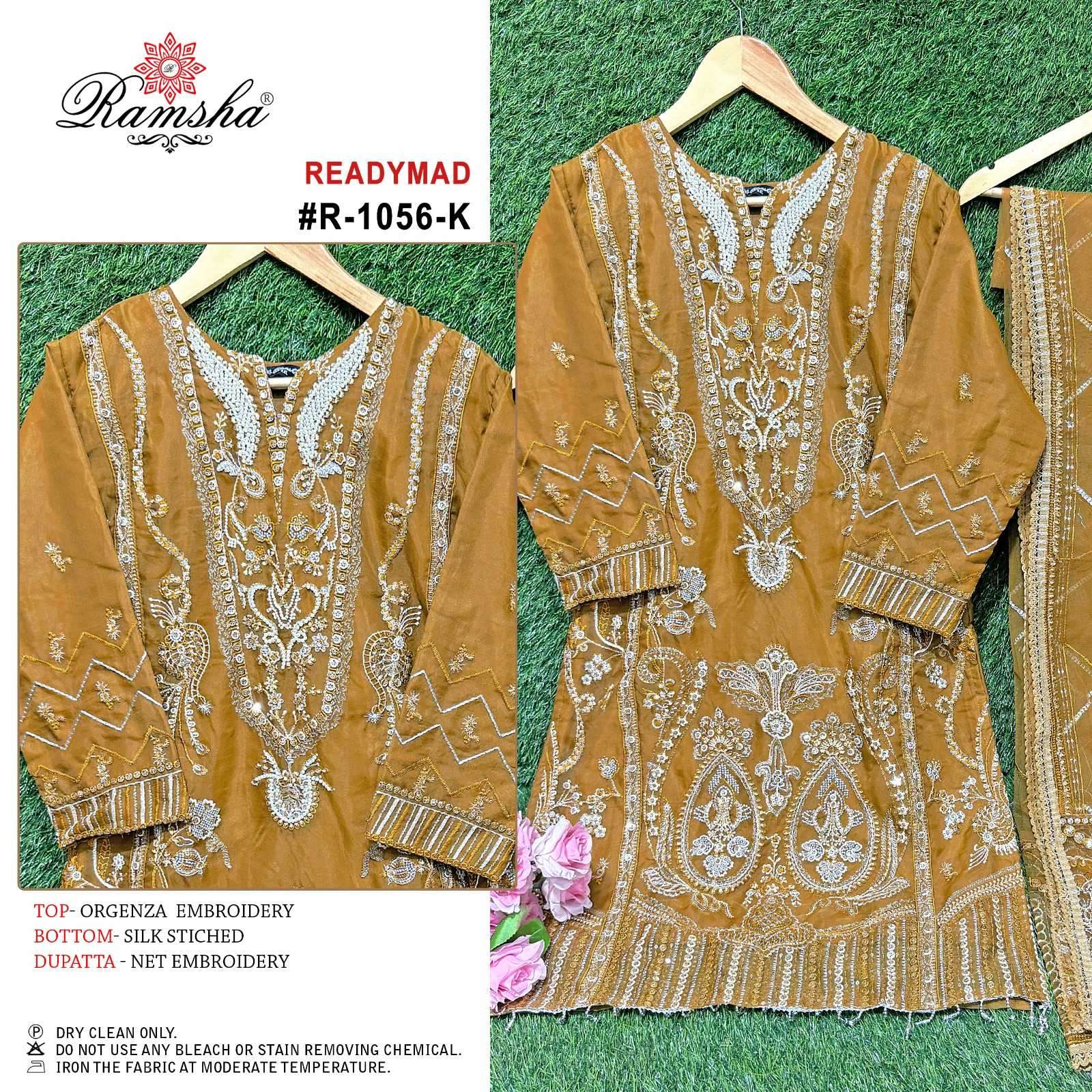 ramsha 1056 nx ijkl organza embroidery wholesale salwar kameez in surat