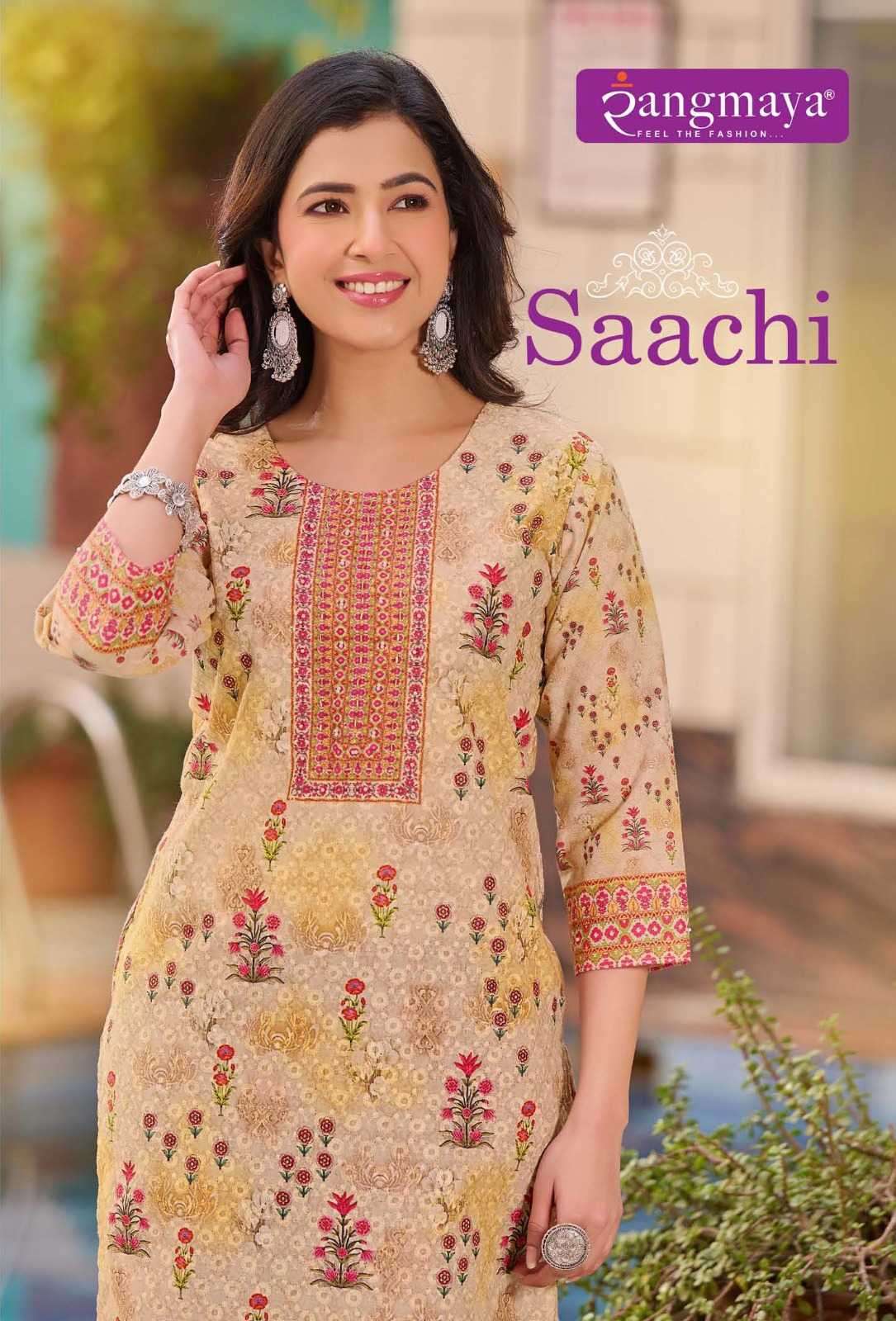 rangmaya saachi series 101-108 Digital Shifli kurti