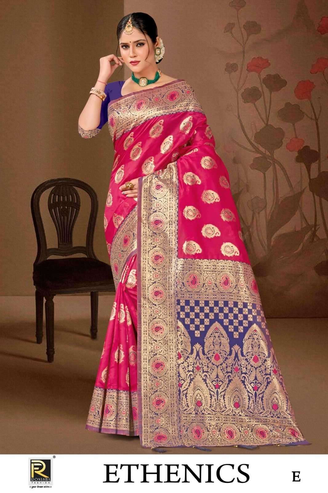 ranjna saree ethenics banarasi silk saree 