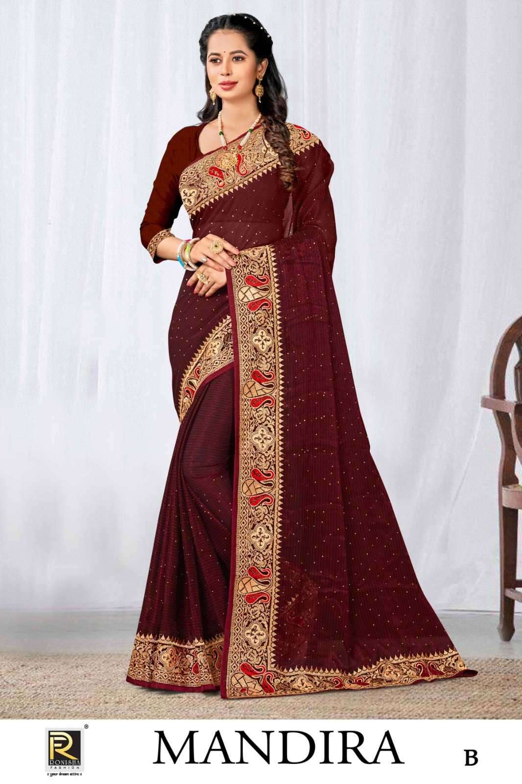 ranjna saree mandira fancy fabrics saree