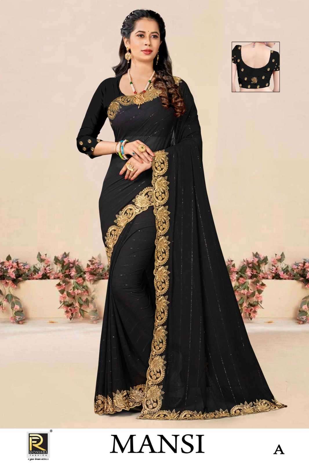 ranjna saree mansi fancy fabrics saree