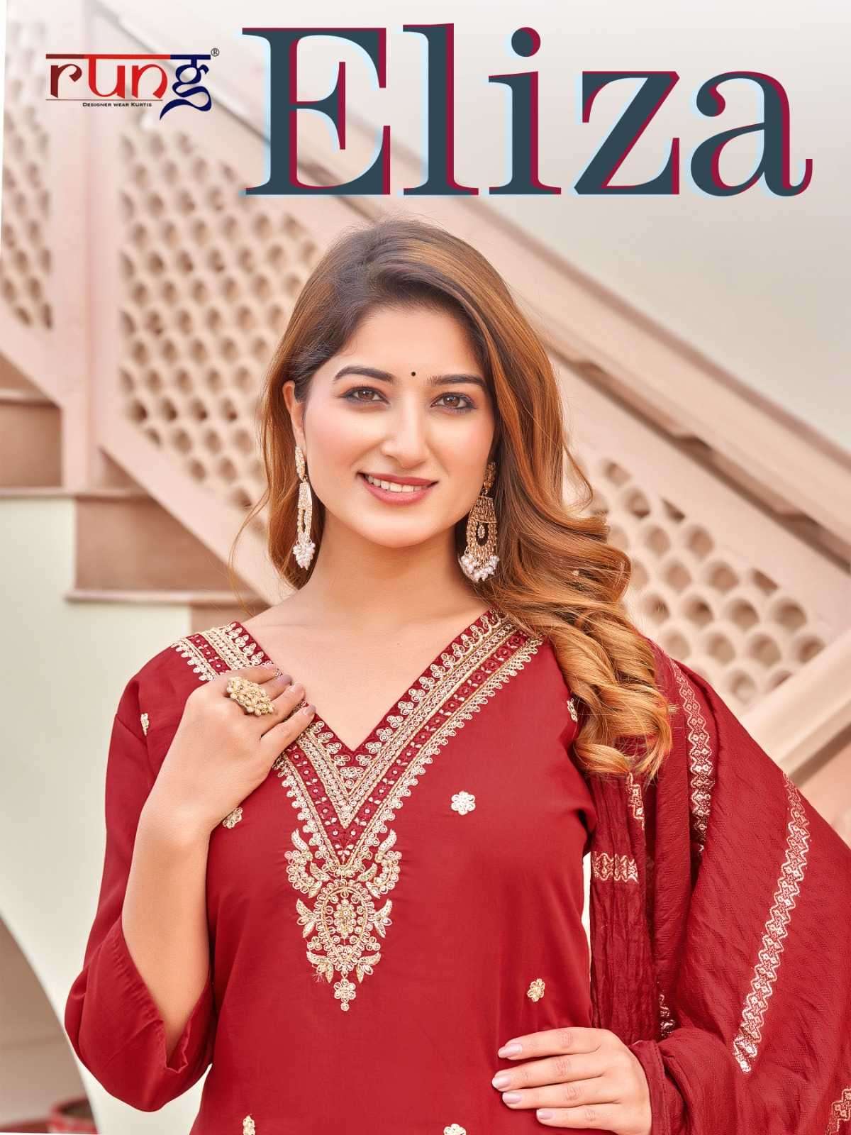 rung eliza series 01-06 heavy roman silk readymade suit 