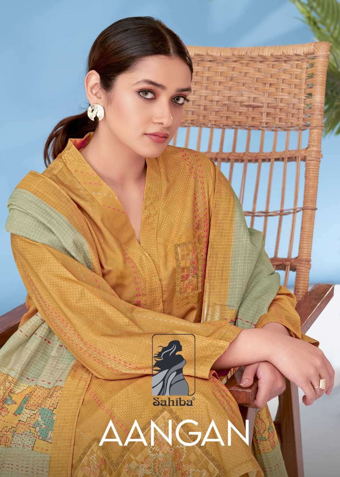 sahiba aangan moscow digital print suit 