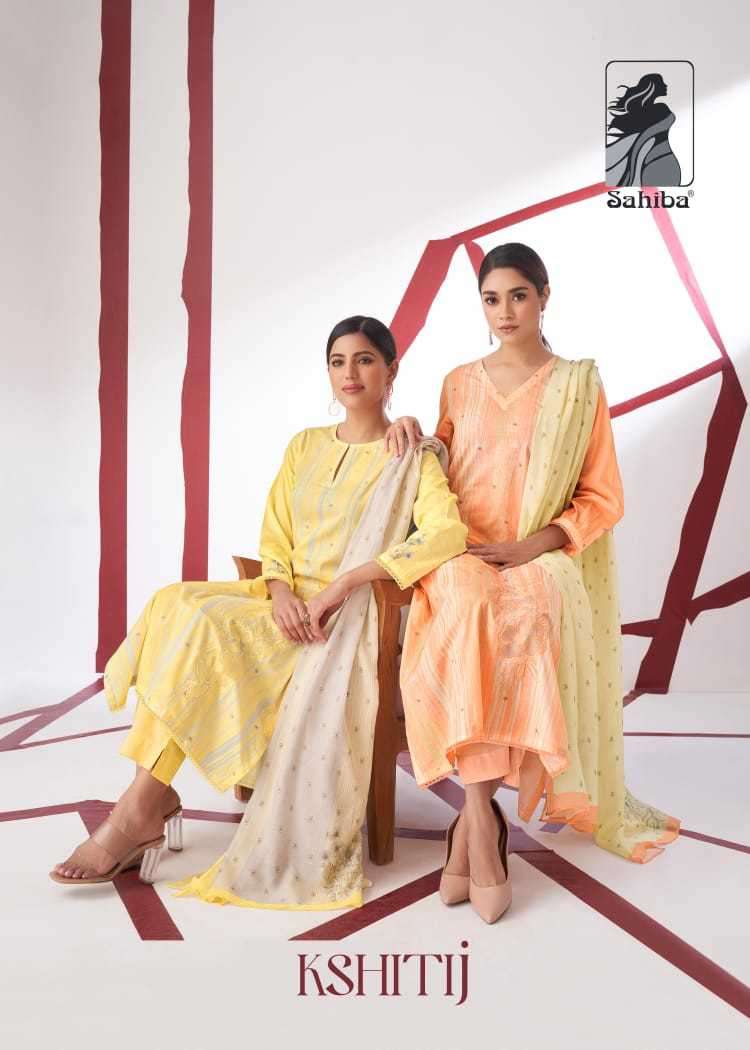 sahiba kshitij pure cotton lawn digital print suit