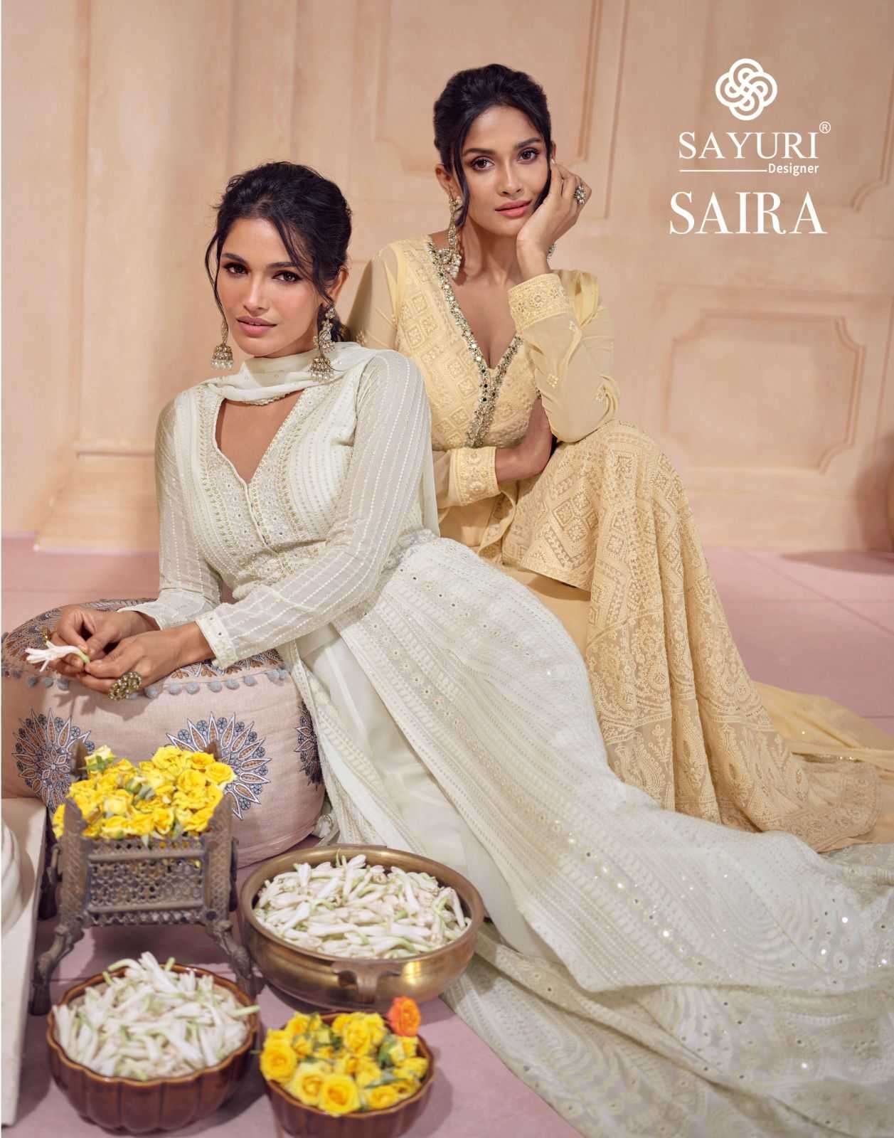sayuri saira series 5437-5438 real georgette salwar kameez