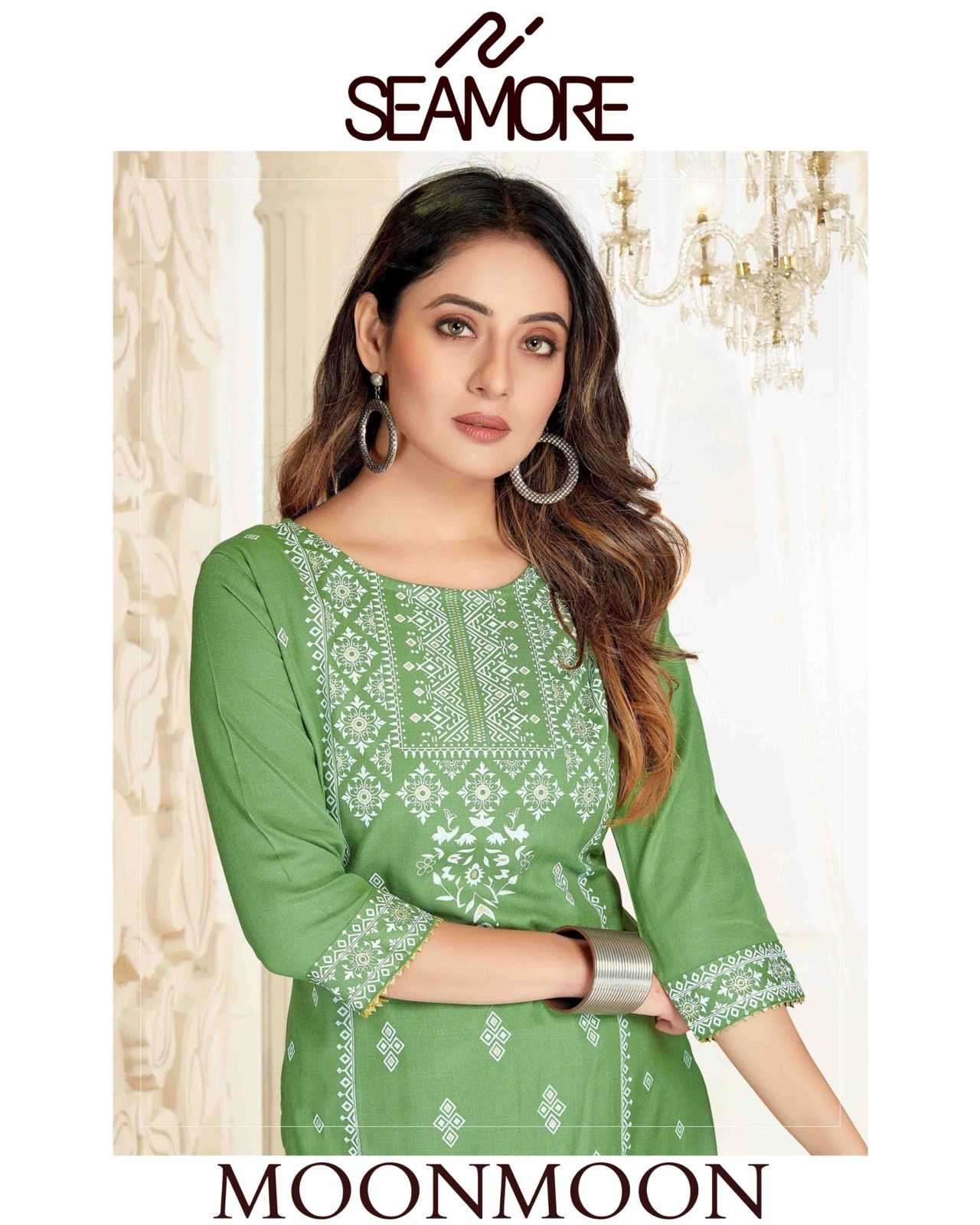 seamore moonmoon 220-223 Cotton Slub kurta with pant 