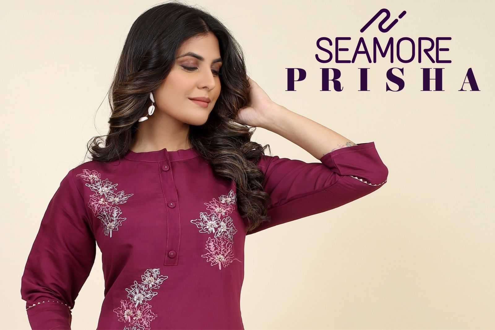 seamore prisha vol 2 series 504-507 Modal Silk Women Top Bottom 