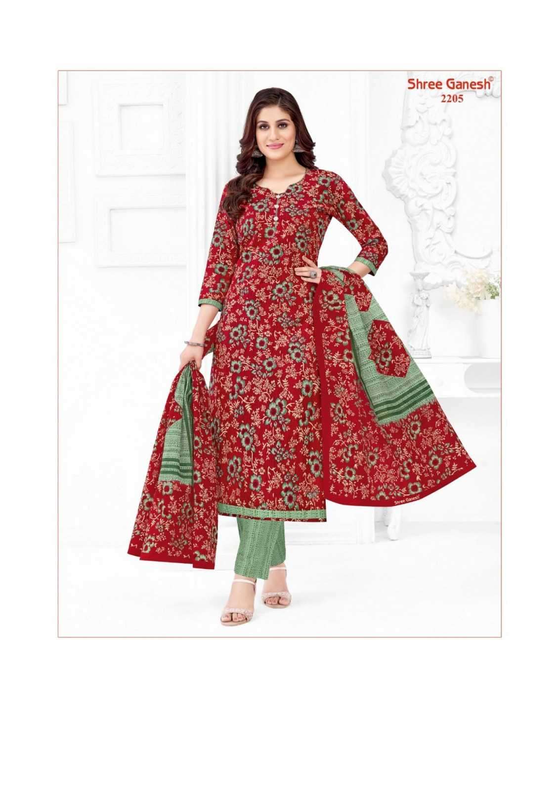 shree ganesh samaira vol 12 series 2201-2216 Pure Cotton readymade suit 