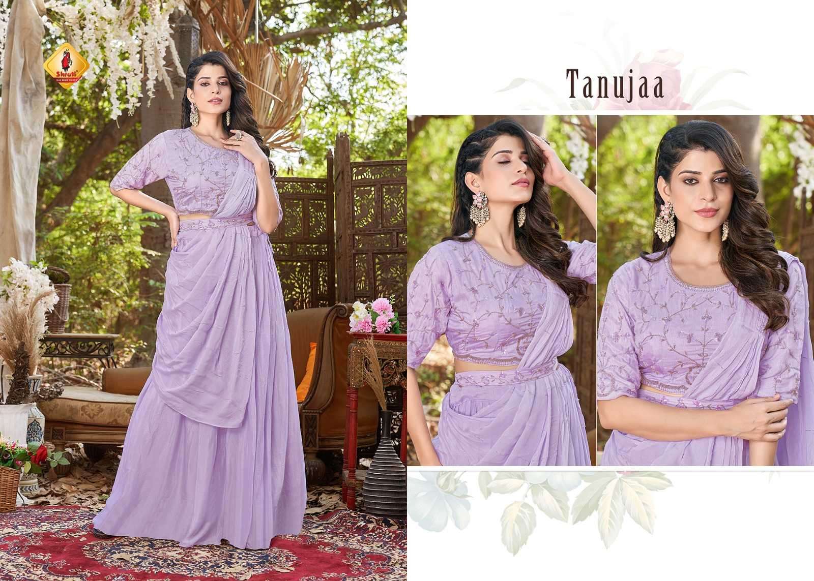 shruti aesthetic series 1001-1004 pure viscose georgette kurti 