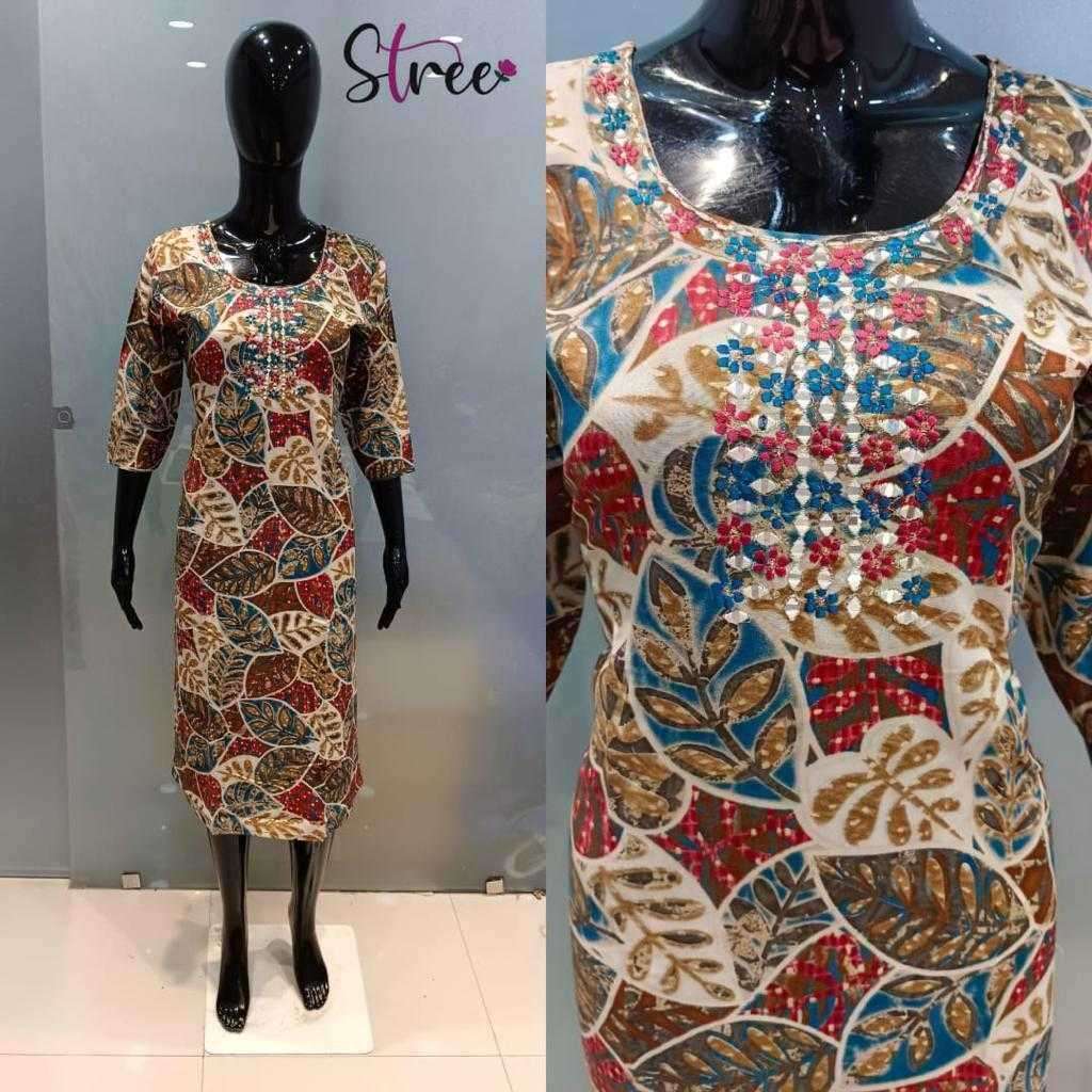 stree part 2 fancy printed kurti