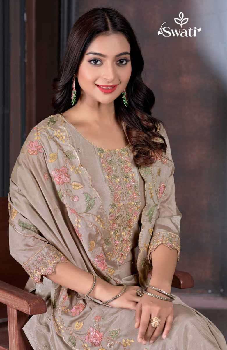 swagat swati 2016-2020 chinon suit 